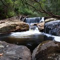 Weir upstream from Halls Falls