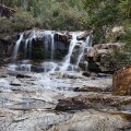 A smaller waterfall