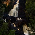 Adams Falls from the base with a bonus lower cascade