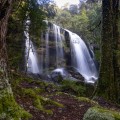 A side view of Rinadena Falls