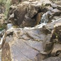 Side on view of Leeaberra Falls from above