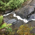 Looking down the main section of Crabtree Rivulet Falls