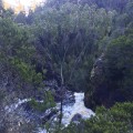 Looking over the top of the falls