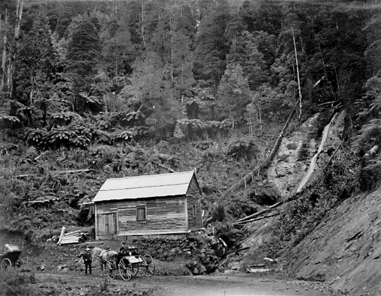 Sawmill at Millhose Falls (1870